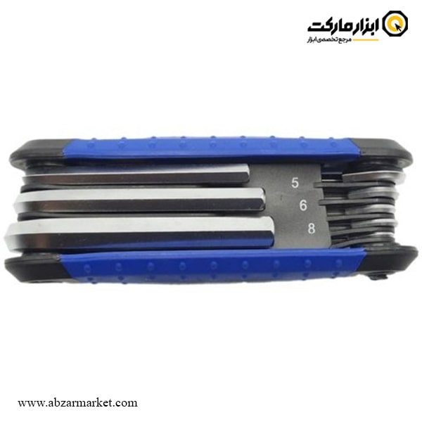 آچار آلن شش گوش اسکای چاقویی 8 عددی مدل ST-2299 آچار آلن شش گوش اسکای چاقویی 8 عددی مدل ST-2299