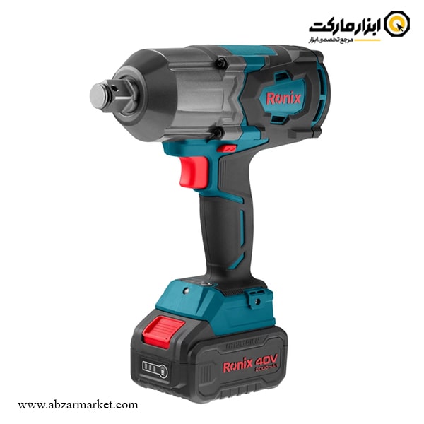 بکس شارژی رونیکس 3/4 اینچ براشلس 40 ولت مدل 40-8917 V بکس شارژی رونیکس 3/4 اینچ براشلس 40 ولت مدل 40-8917 V