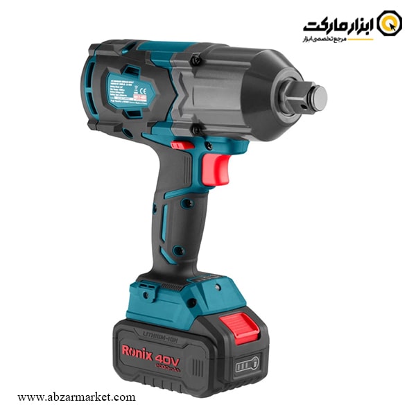 بکس شارژی رونیکس 3/4 اینچ براشلس 40 ولت مدل 40-8917 V بکس شارژی رونیکس 3/4 اینچ براشلس 40 ولت مدل 40-8917 V
