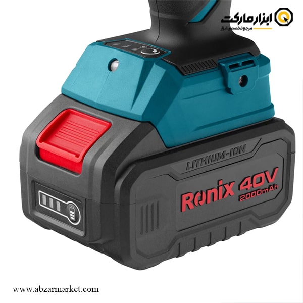 بکس شارژی رونیکس 3/4 اینچ براشلس 40 ولت مدل 40-8917 V بکس شارژی رونیکس 3/4 اینچ براشلس 40 ولت مدل 40-8917 V