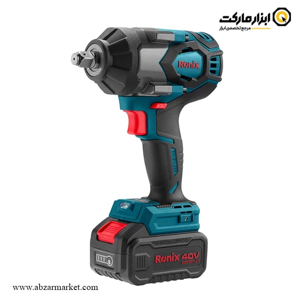 بکس شارژی رونیکس 1/2 اینچ براشلس 40 ولت مدل 40-8907 V بکس شارژی رونیکس 1/2 اینچ براشلس 40 ولت مدل 40-8907 V