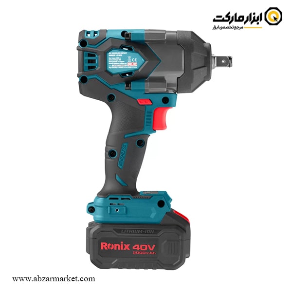 بکس شارژی رونیکس 1/2 اینچ براشلس 40 ولت مدل 40-8907 V بکس شارژی رونیکس 1/2 اینچ براشلس 40 ولت مدل 40-8907 V