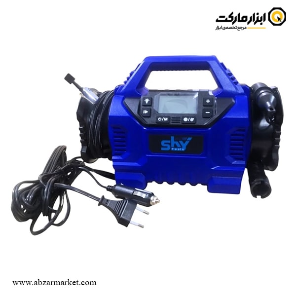 مینی کمپرسور باد فندکی و برق شهری اسکای مدل ST-9050 مینی کمپرسور باد فندکی و برق شهری اسکای مدل ST-9050