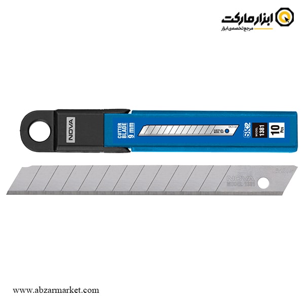 تیغ کاتر نووا 10 عددی مدل 1381 تیغ کاتر نووا 10 عددی مدل 1381