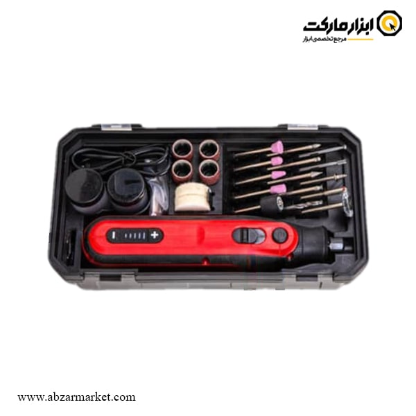 فرز مینیاتوری شارژی توسن 102 پارچه مدل 9302 فرز مینیاتوری شارژی توسن 102 پارچه مدل 9302