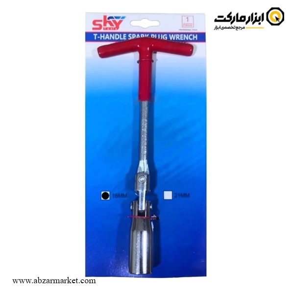آچار شمع اسکای T شکل مدل ST-9816 آچار شمع اسکای T شکل مدل ST-9816
