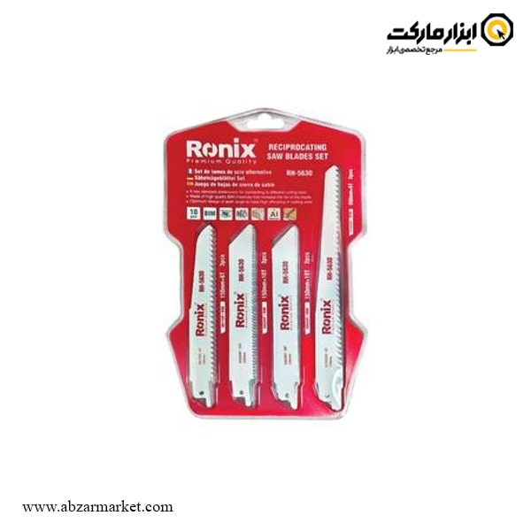 تیغ اره همه کاره رونیکس بسته 10 عددی مدل RH-5630 تیغ اره همه کاره رونیکس بسته 10 عددی مدل RH-5630
