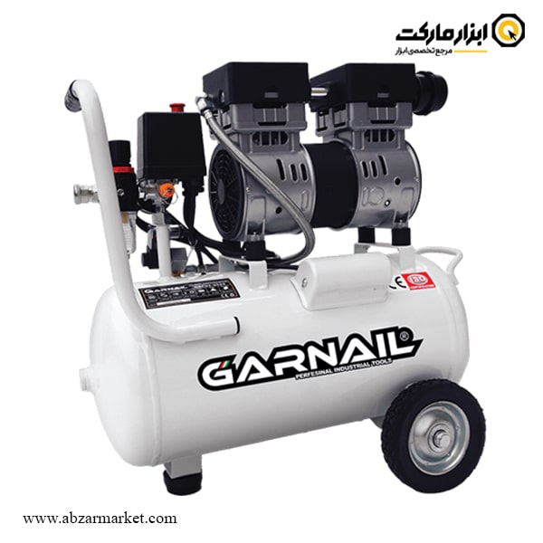 کمپرسور هوا سایلنت گارنیل 24 لیتری مدل GAC02-5524 کمپرسور هوا سایلنت گارنیل 24 لیتری مدل GAC02-5524