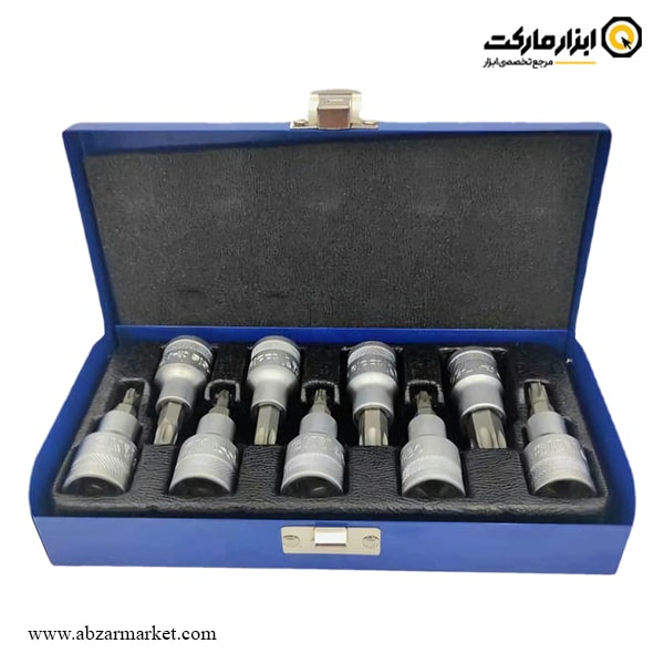 ست آلن بکسی ستاره ای اسکای 9 پارچه 1/2 اینچ مدل ST-7109T ست آلن بکسی ستاره ای اسکای 9 پارچه 1/2 اینچ مدل ST-7109T