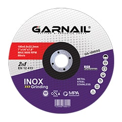 صفحه ساب استیل گارنیل 180x6 میلی متر مدل GS-1806OG
