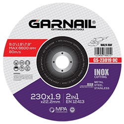 صفحه استیل بر گارنیل 230x1.9 میلی متر مدل GS-23019OC