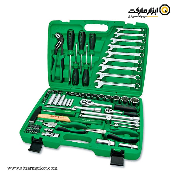 جعبه ابزار تاپ تول با لوازم 80 عددی مدل GCAI8002 جعبه ابزار تاپ تول با لوازم 80 عددی مدل GCAI8002