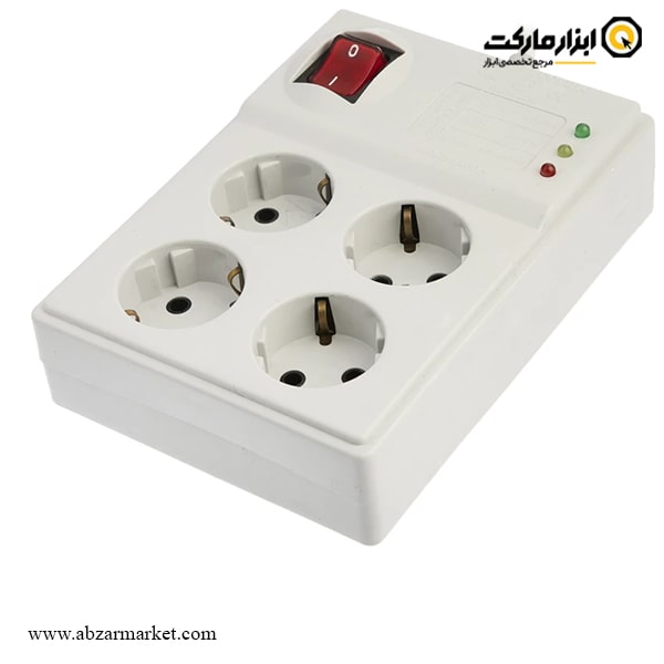 چهار راهی و محافظ کامپیوتر پارت الکتریک کابل 3 متری مدل PRT 940 چهار راهی و محافظ کامپیوتر پارت الکتریک کابل 3 متری مدل PRT 940