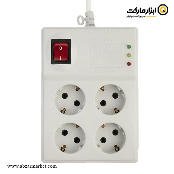 چهار راهی و محافظ کامپیوتر پارت الکتریک کابل 3 متری مدل PRT 940 چهار راهی و محافظ کامپیوتر پارت الکتریک کابل 3 متری مدل PRT 940