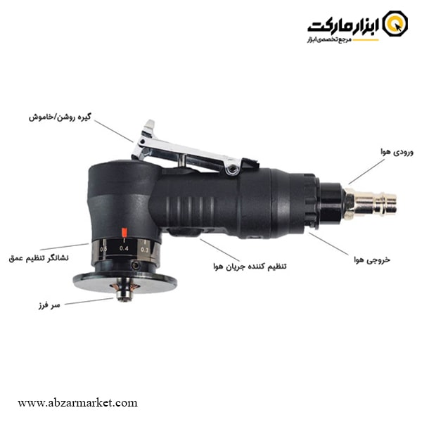 پخ زن بادی یوروبور مدل BM45AIR پخ زن بادی یوروبور مدل BM45AIR