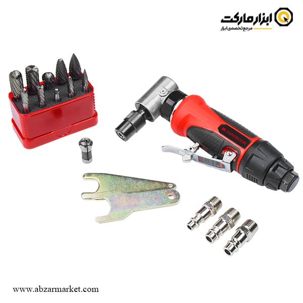 کیت فرز انگشتی بادی سرکج یوروبور 18 پارچه مدل ADG.2A کیت فرز انگشتی بادی سرکج یوروبور 18 پارچه مدل ADG.2A