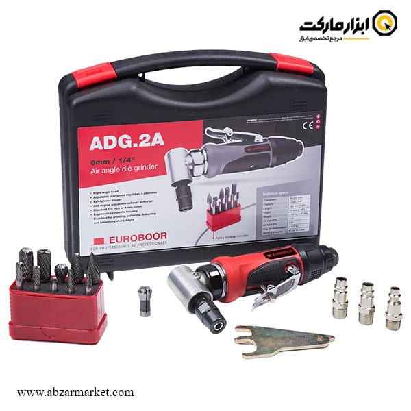 کیت فرز انگشتی بادی سرکج یوروبور 18 پارچه مدل ADG.2A کیت فرز انگشتی بادی سرکج یوروبور 18 پارچه مدل ADG.2A