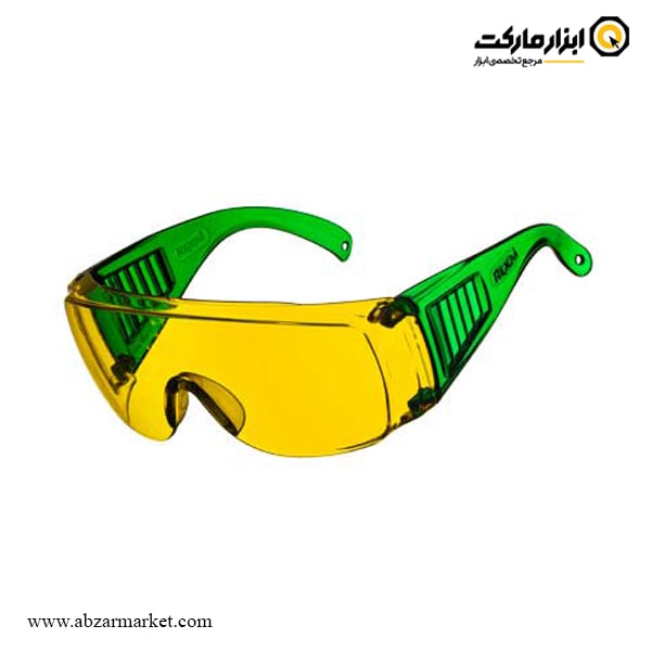 عینک ایمنی رکسمی زرد مدل RTS1105 عینک ایمنی رکسمی زرد مدل RTS1105