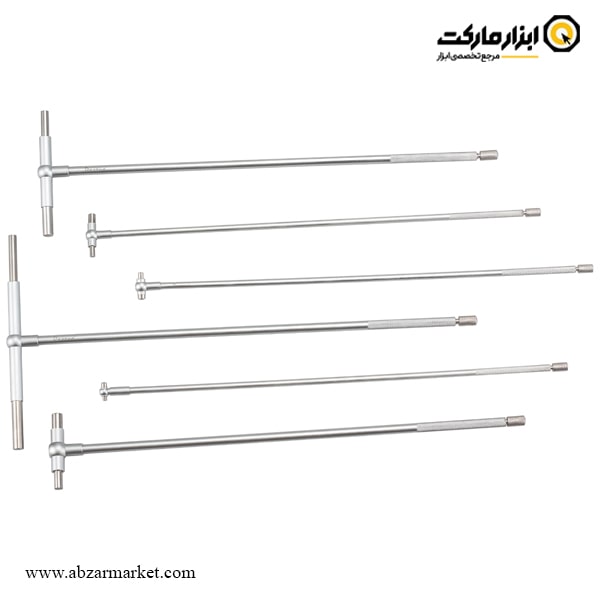 ست گیج تلسکوپی داسکوا 150 - 8 میلی متر 6 عددی مدل 0001-5911