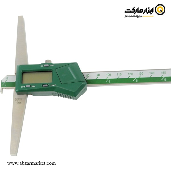 کولیس عمق سنج دیجیتال اینسایز لبه دار 300 میلی متر (با گارانتی شرکتی) مدل 1142-300A