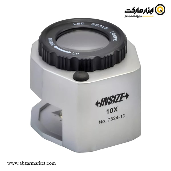 ذره بین چراغ دار اینسایز مدل 10-7524
