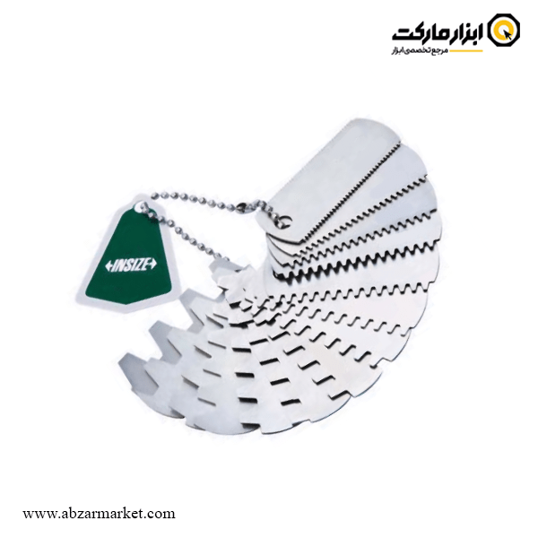 شابلون دنده ای ذوزنقه ای اینسایز مدل 145-4860 شابلون دنده ای ذوزنقه ای اینسایز مدل 145-4860