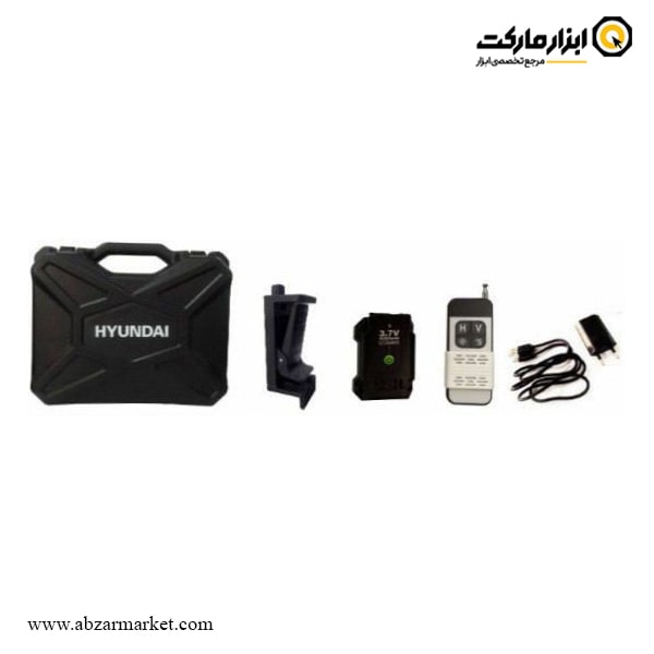 تراز لیزری هیوندای 16 خط 360 درجه نور سبز ریموت دار مدل 4D1604