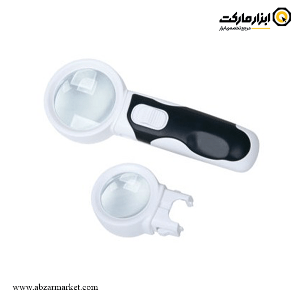 ذره بین چراغ دار اینسایز دو لنز مدل 610-7522 ذره بین چراغ دار اینسایز دو لنز مدل 610-7522