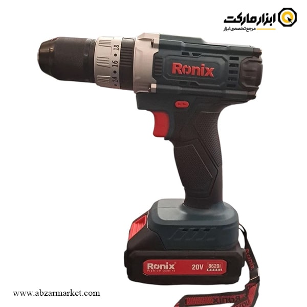 دریل شارژی چکشی رونیکس لیتیوم 20 ولت مدل 8620i