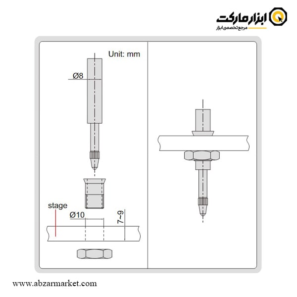 بوش شفت ساعت اندیکاتور اینسایز مدل 7333