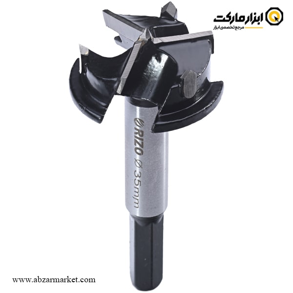 مته گازور لبه دار ریزو سه الماسه 35 میلی متر مدل WH35L