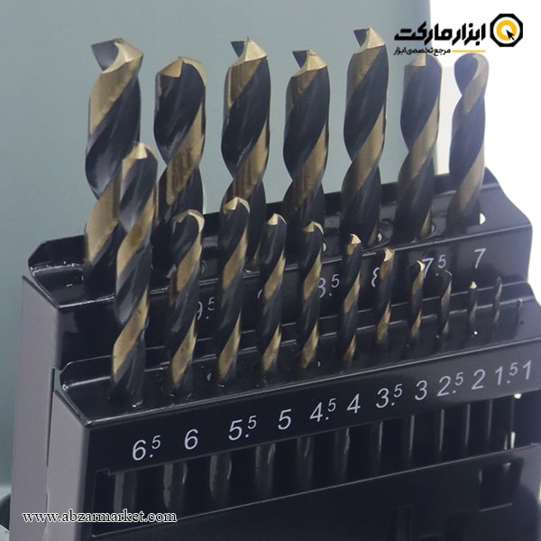 ست مته آهن ولف سری ممتاز 19 عددی 10-1 میلی متر مدل اولترا