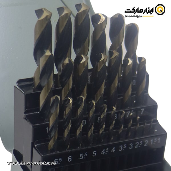 ست مته آهن ولف سری ممتاز 25 عددی 13-1 میلی متر مدل اولترا ست مته آهن ولف سری ممتاز 25 عددی 13-1 میلی متر مدل اولترا
