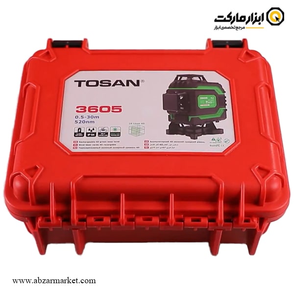 تراز لیزری توسن 16 خط 360 درجه نور سبز ریموت دار مدل M3605G