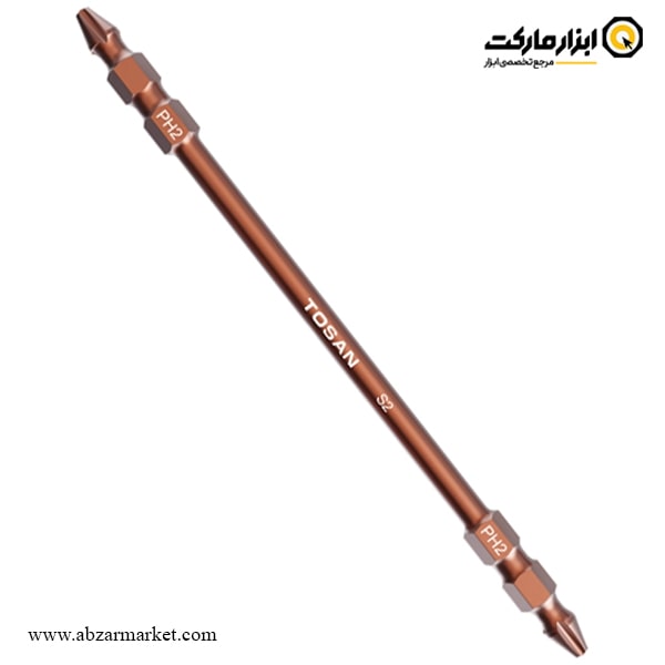 سر پیچ گوشتی توسن دو سر چهارسو بلند مدل 4411