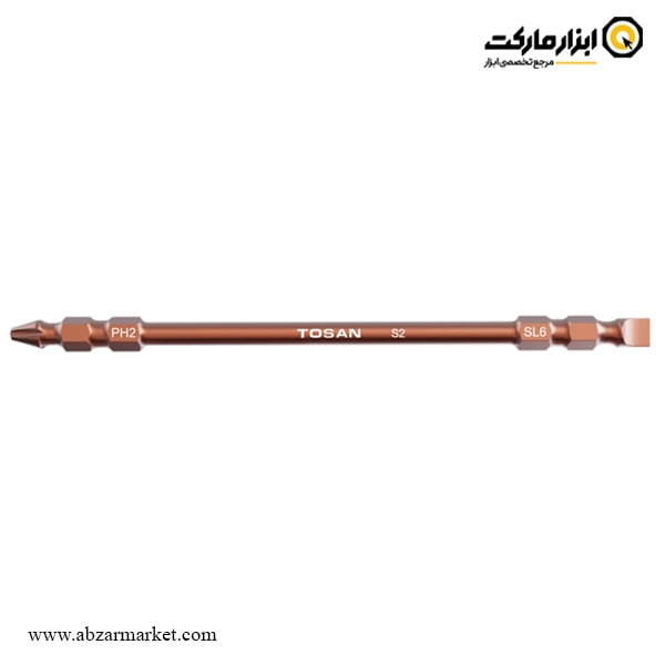 سر پیچ گوشتی توسن یکسر دوسو و یکسر چهارسو بلند مدل 4711