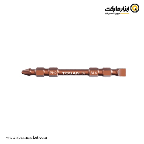 سر پیچ گوشتی توسن یکسر دوسو و یکسر چهارسو مدل 4710