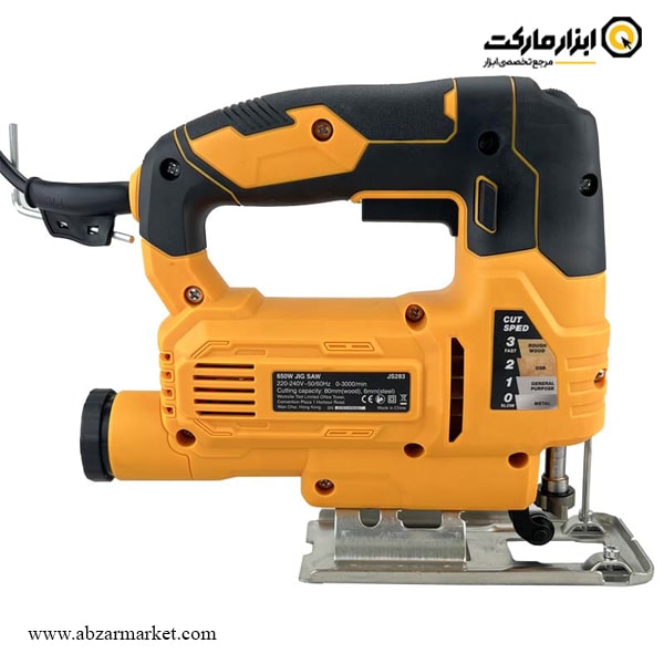 اره عمود بر ورک سایت 650 وات مدل JS283 اره عمود بر ورک سایت 650 وات مدل JS283