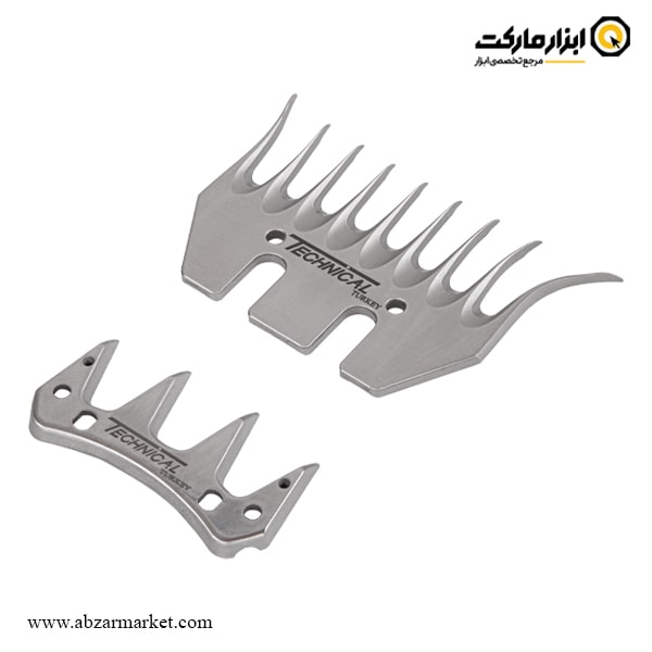ست تیغه و شانه پشم چین تکنیکال سرکج 9 دندانه ست تیغه و شانه پشم چین تکنیکال سرکج 9 دندانه