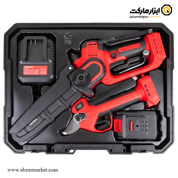 کیت اره زنجیری و قیچی باغبانی شارژی براشلس توسن 20 ولت مدل 9599K