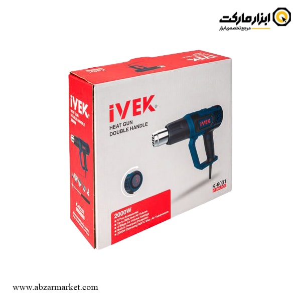سشوار صنعتی ایوک 2000 وات مدل K-6031 سشوار صنعتی ایوک 2000 وات مدل K-6031