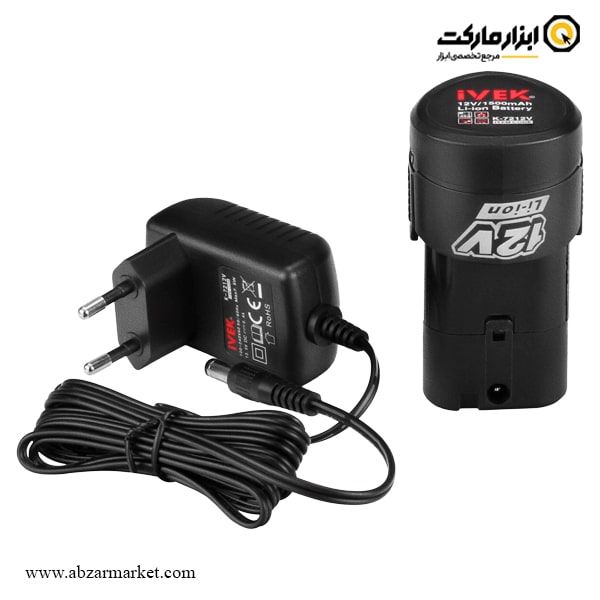 دریل شارژی ایوک لیتیوم 12 ولت مدل K-7212V دریل شارژی ایوک لیتیوم 12 ولت مدل K-7212V