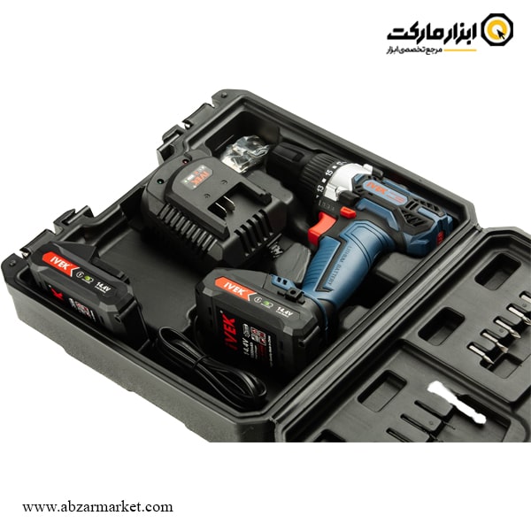 دریل شارژی ایوک لیتیوم 14.4 ولت مدل K-7214V دریل شارژی ایوک لیتیوم 14.4 ولت مدل K-7214V