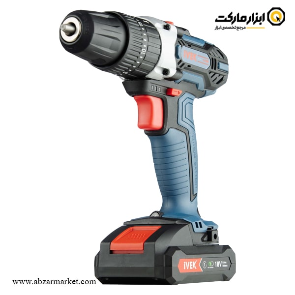 دریل شارژی چکشی ایوک لیتیوم 18 ولت مدل K-7218V دریل شارژی چکشی ایوک لیتیوم 18 ولت مدل K-7218V