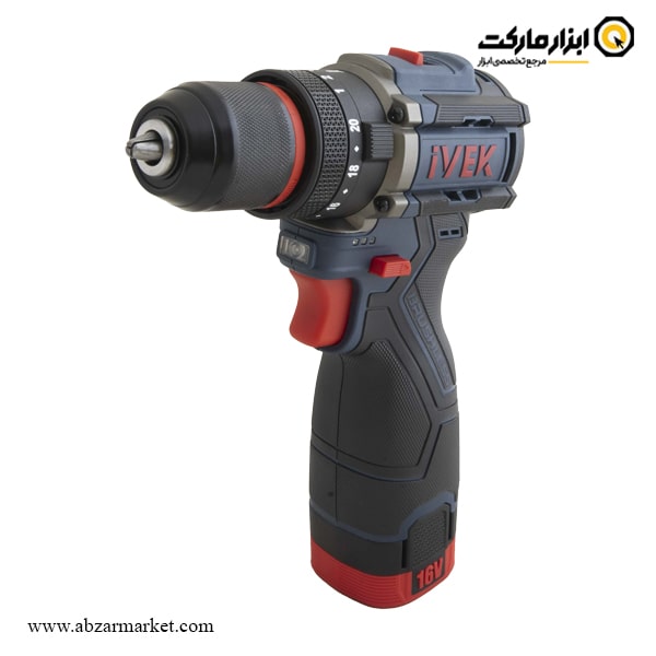 دریل شارژی چکشی ایوک براشلس لیتیوم 16 ولت مدل K-7226B دریل شارژی چکشی ایوک براشلس لیتیوم 16 ولت مدل K-7226B
