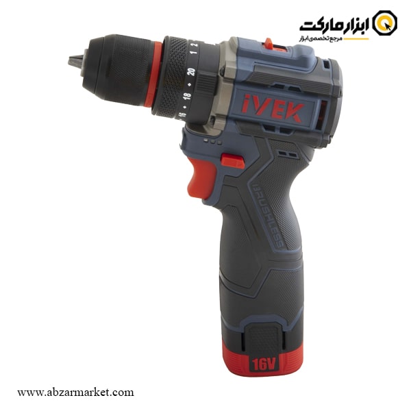 دریل شارژی چکشی ایوک براشلس لیتیوم 16 ولت مدل K-7226B دریل شارژی چکشی ایوک براشلس لیتیوم 16 ولت مدل K-7226B