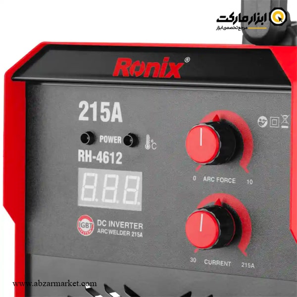 اینورتر جوشکاری رونیکس 215 آمپر مدل RH-4612