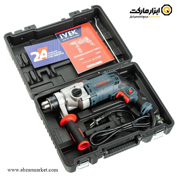 دریل گیربکسی ایوک مدل K-7320 دریل گیربکسی ایوک مدل K-7320