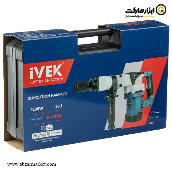 چکش تخریب ایوک 6 کیلویی مدل K-7406 چکش تخریب ایوک 6 کیلویی مدل K-7406