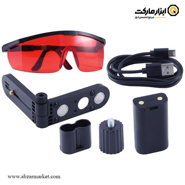 تراز لیزری ایوک دو خط مدل K-8010 تراز لیزری ایوک دو خط مدل K-8010